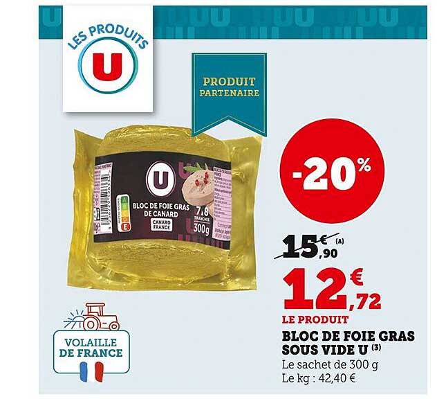bloc de foie gras sous vide u