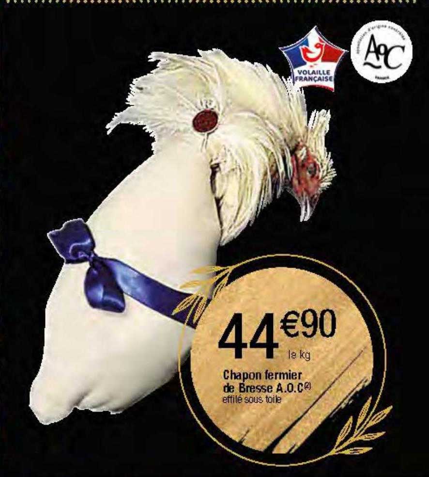 chapon fermier de bresse a.o.c.
