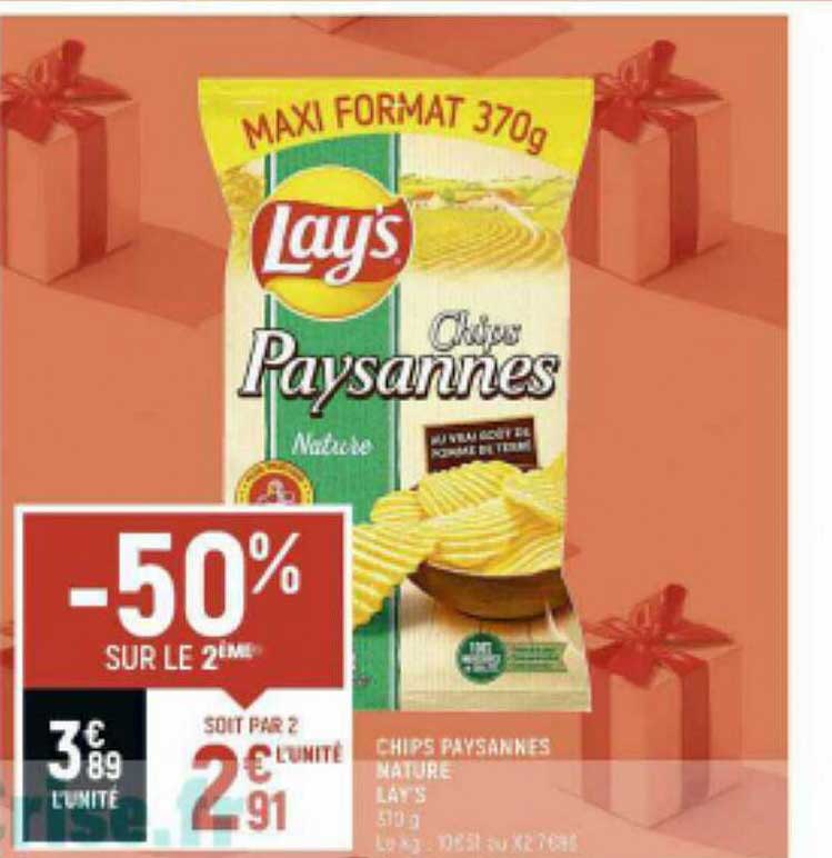 Chips Paysannes Nature Lay's
