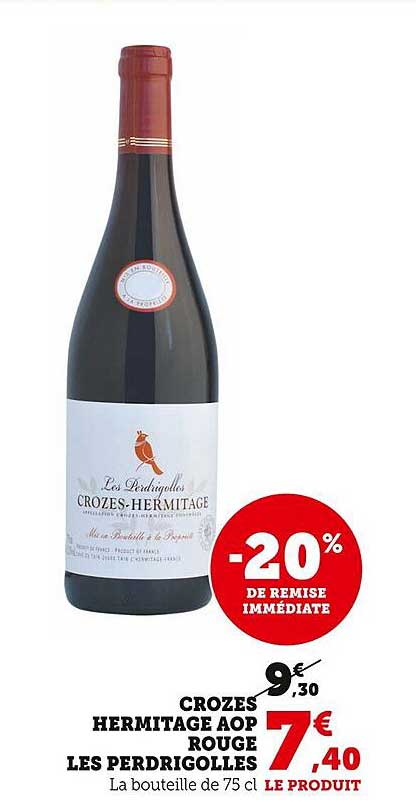 crozes hermitage aop rouge les perdrigolles