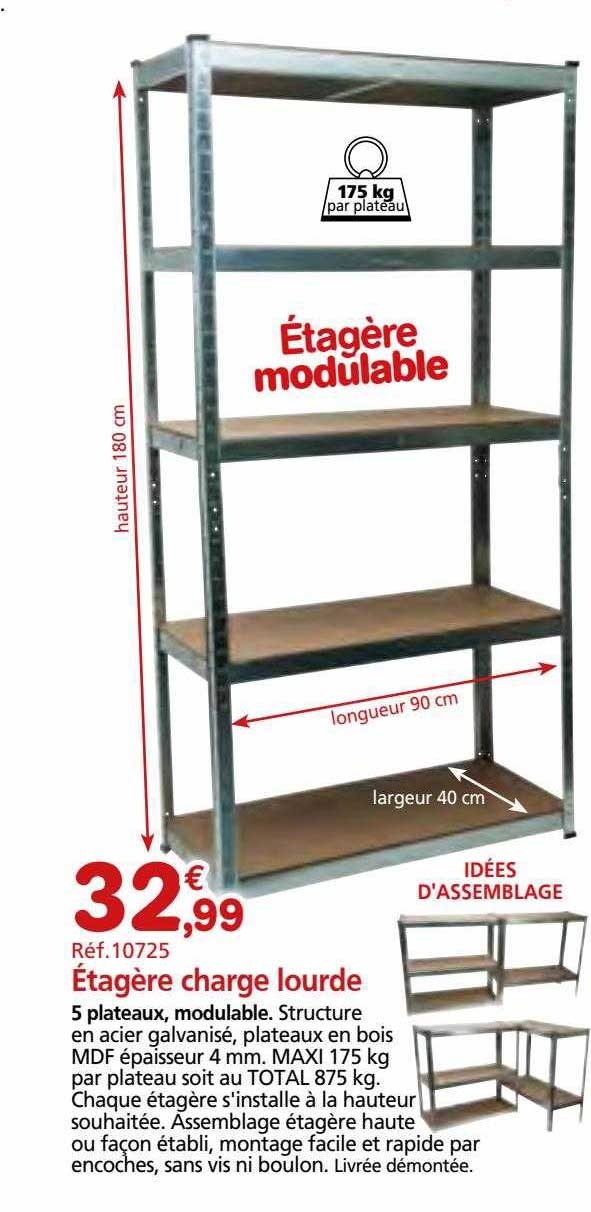 étagère charge lourde