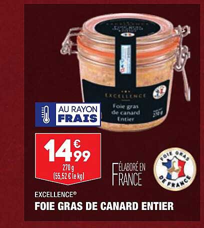 Foie Gras De Canard Entier Excellence