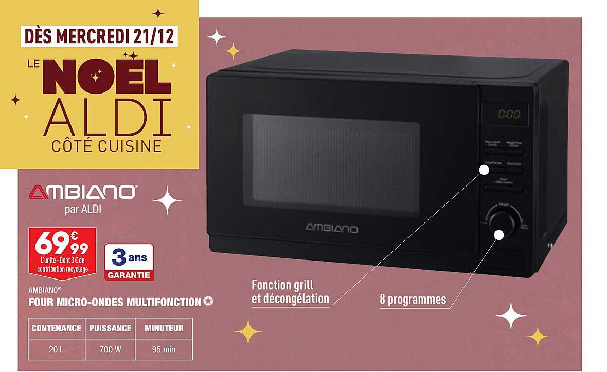four micro-ondes multifonction ambiano