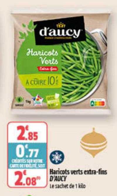 haricots verts extra-fins d'aucy