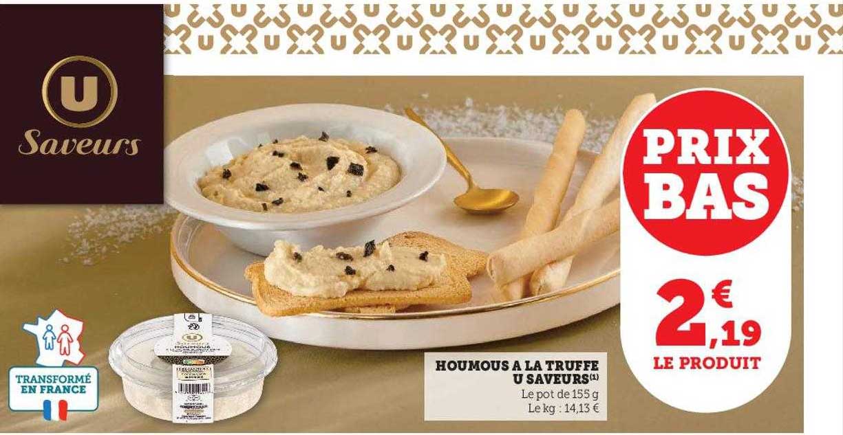 Houmous à La Truffe U Saveurs
