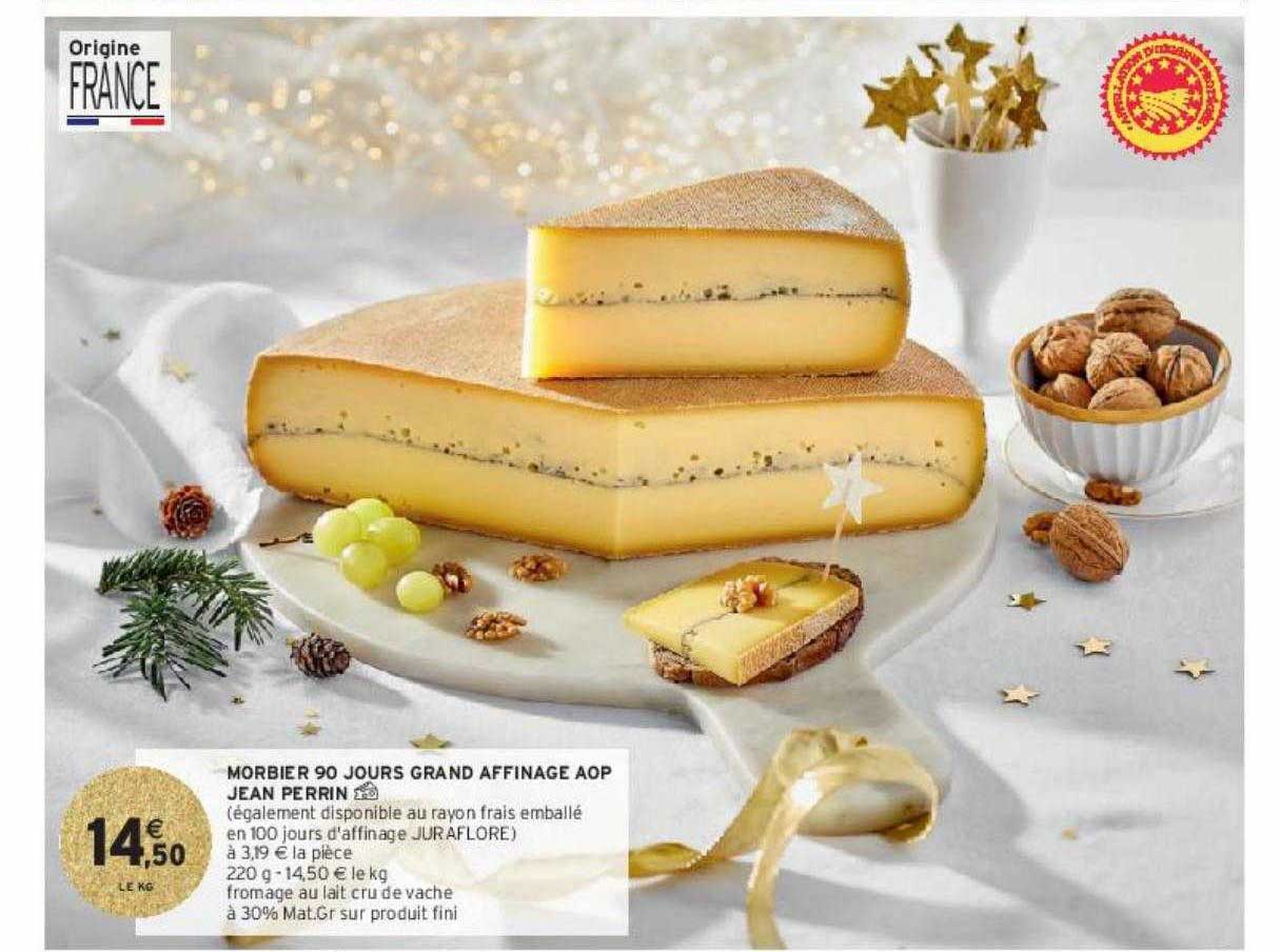 morbier 90 jours grand affinage aop jean perrin
