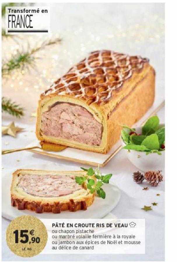 pâté en croûte ris de veau