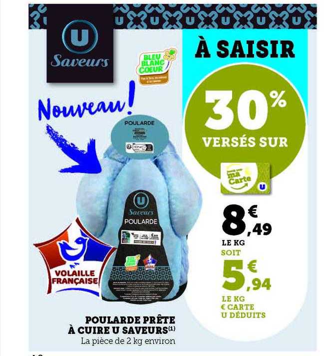 poularde prête à cuire u saveurs