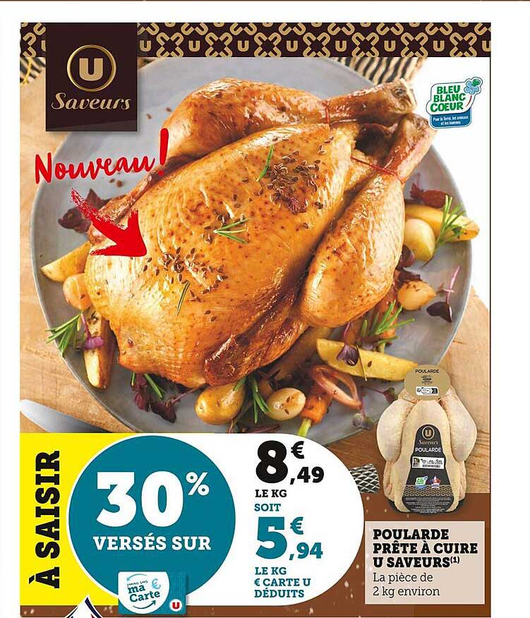 poularde prête à cuire u saveurs