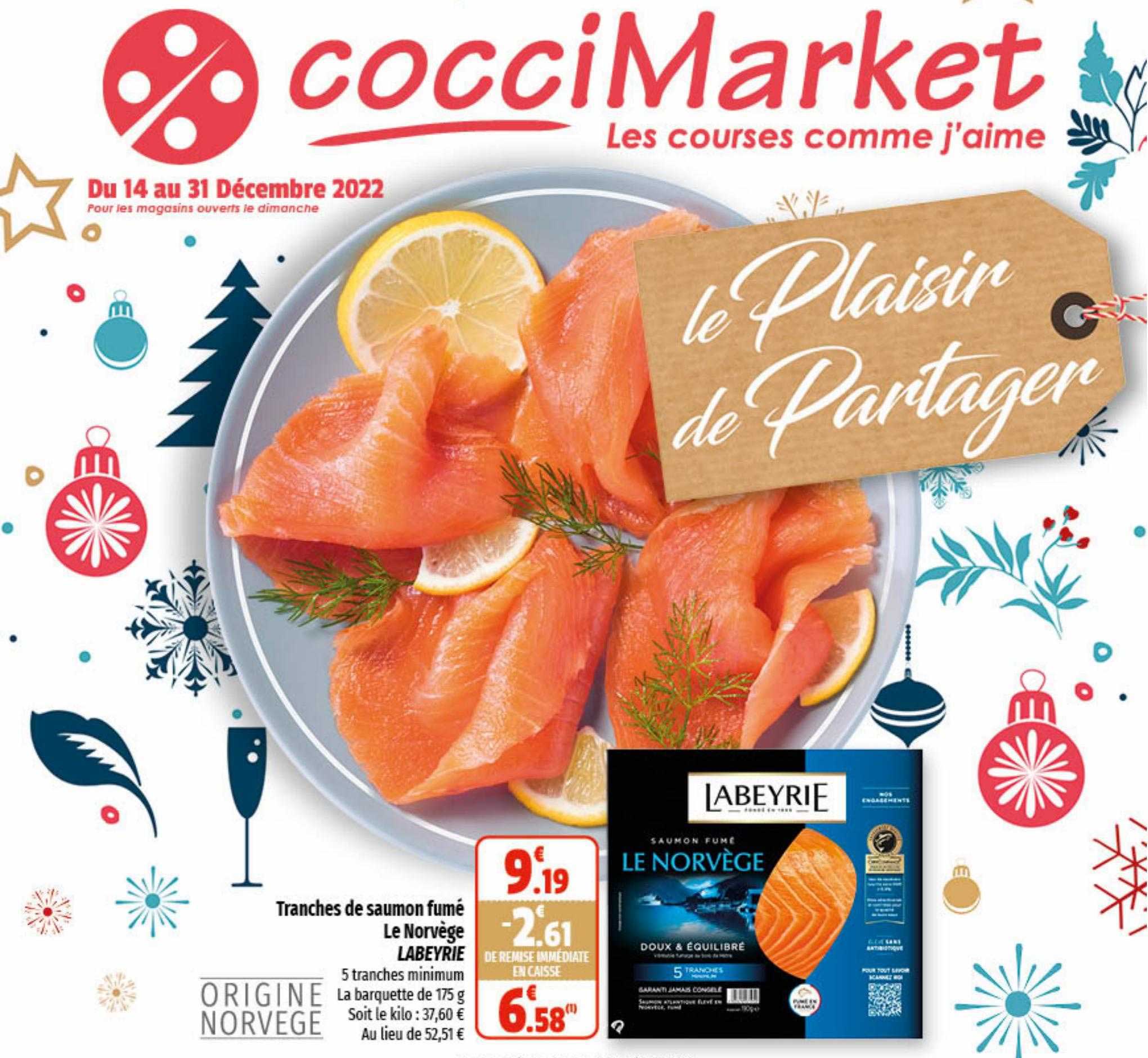 Tranches De Saumon Fumé Le Norvège Labeyrie