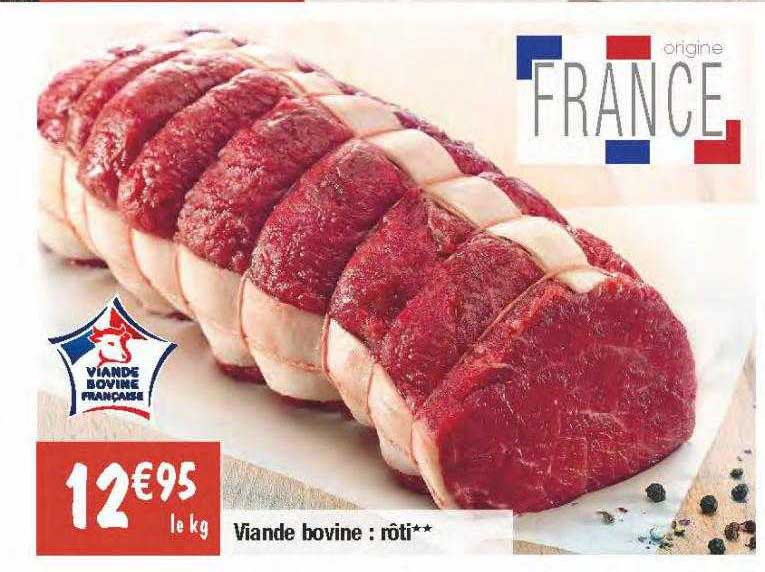 Viande Bovine : Rôti**