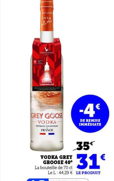 vodka grey groose 40°