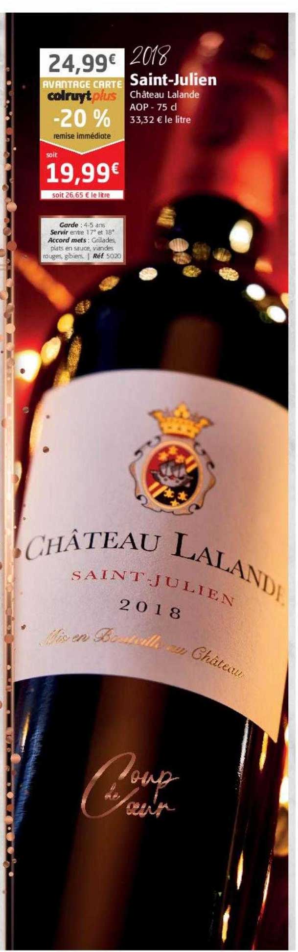 2018 saint-julien château lalande