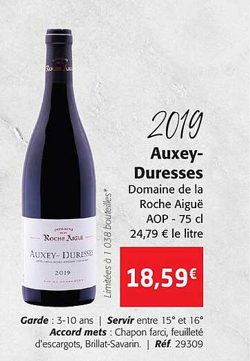 2019 auxey-duresses