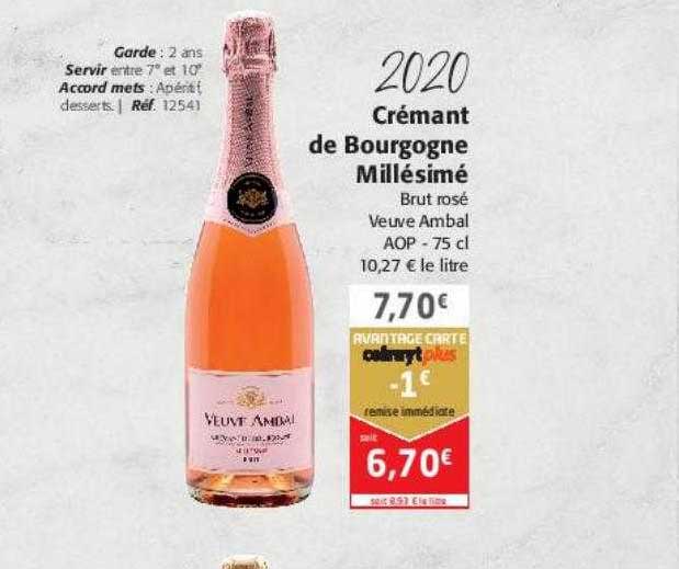 2020 Crémant De Bourgogne Millésimé