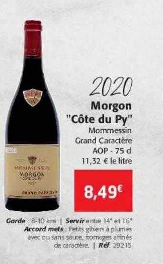 2020 Morgon "côte De Py"