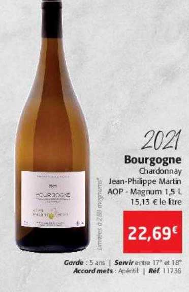 2021 bourgogne chardonnay jean-philippe martin aop