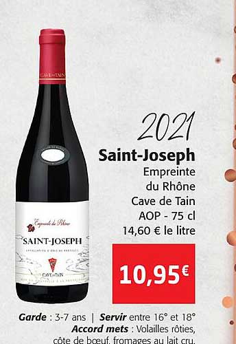 2021 saint-joseph empreinte du rhône cave de tain