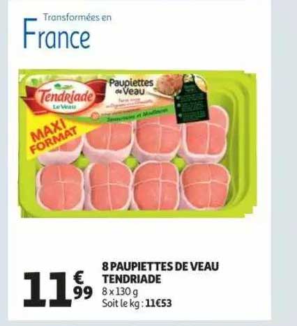 8 Paupiettes De Veau Tendriade