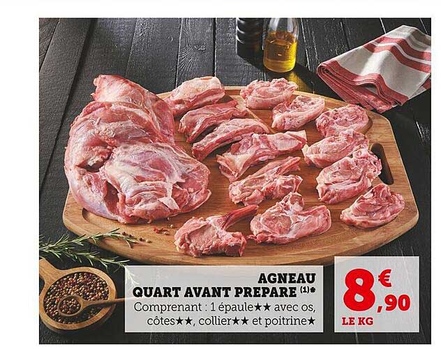 Agneau Quart Avant Préparé