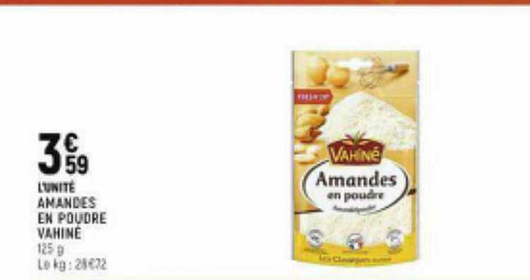 Amandes En Poudre Vahiné