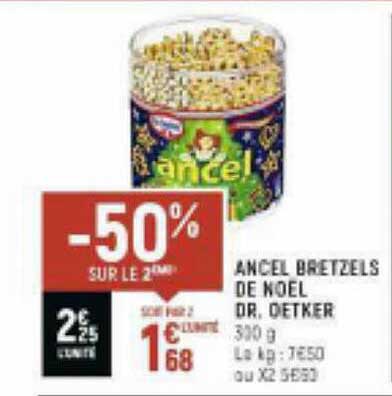 Ancel Bretzels De Noël Dr Oetker