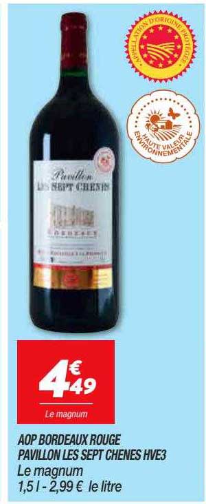 aop bordeaux rouge pavillon les sept chenes hve3