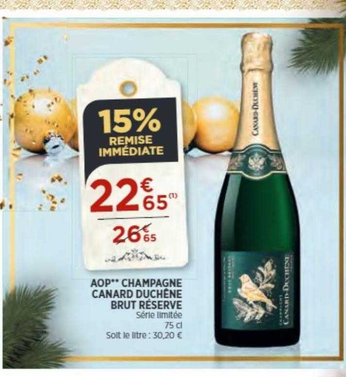 aop champagne canard duchêne brut réserve