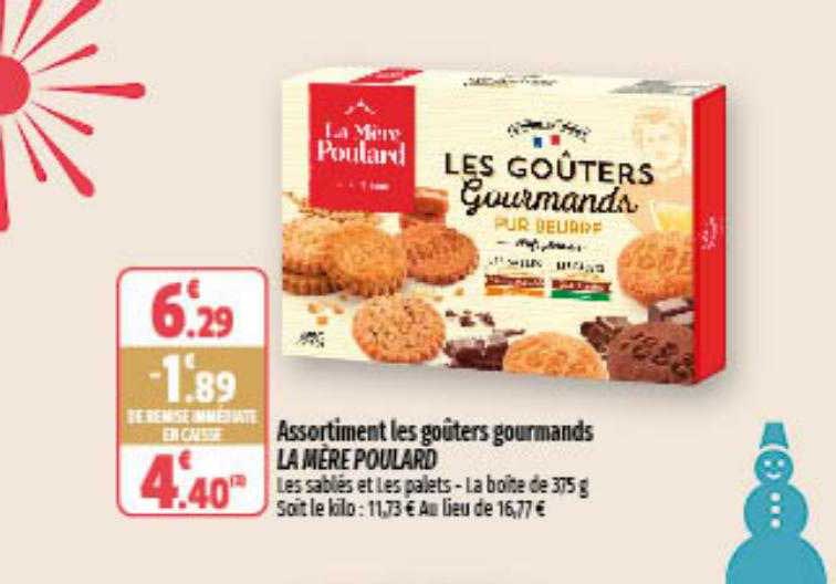 assortiment les goûters gourmands la mère poulard