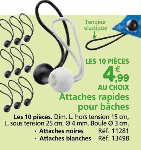 attaches rapides pour bâches