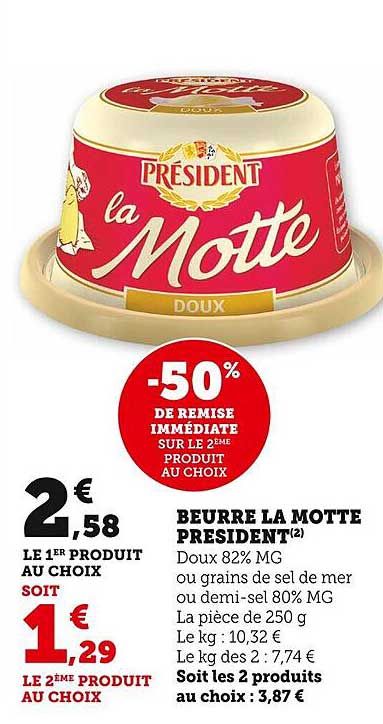 beurre la motte président