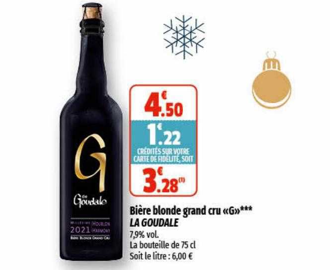 Bière Blonde Grand Cru «g» La Goudale