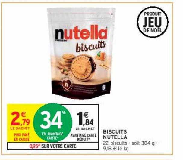 Biscuits Nutella