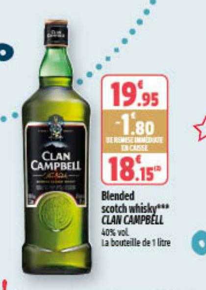 blended scotch whisky clan campbell