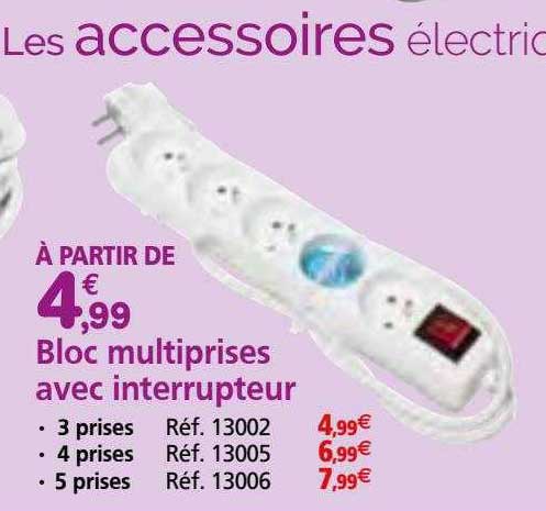 Bloc Multiprises Avec Interrupteur