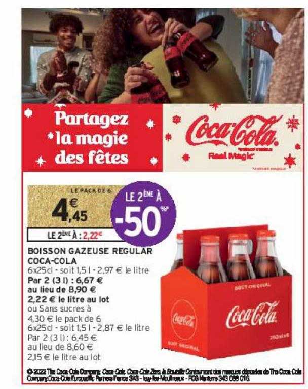 boisson gazeuse regular coca-cola