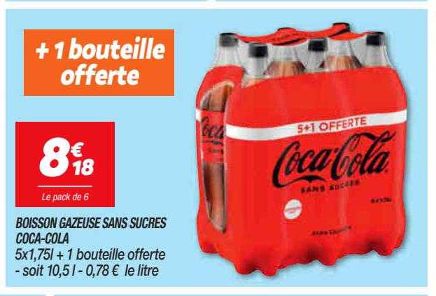 boisson gazeuse sans sucres coca-cola