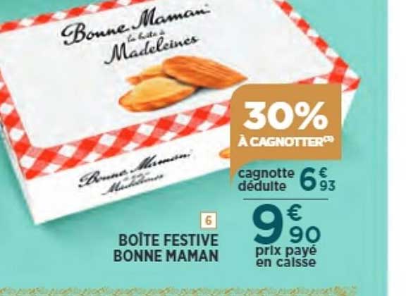 boîte festive bonne maman