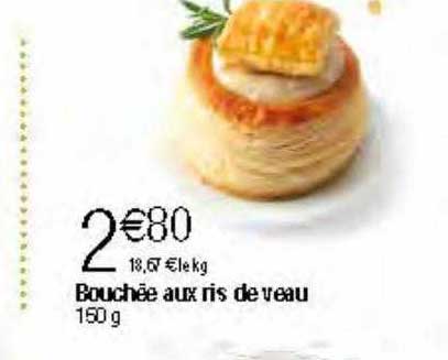 bouchée aux ris de veau