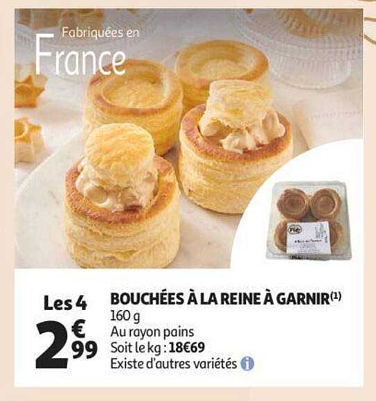 bouchées à la reine à garnir