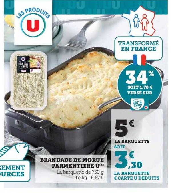 Brandade De Morue Parmentière U