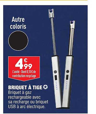 briquet à tige