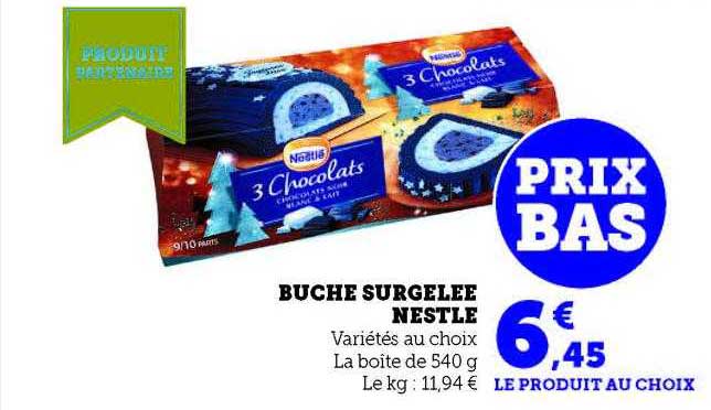 Bûche Surgelée Nestlé
