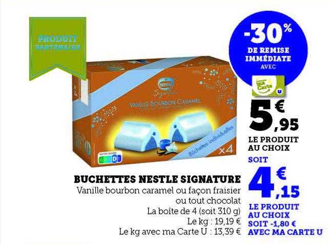 Bûchettes Nestlé Signature