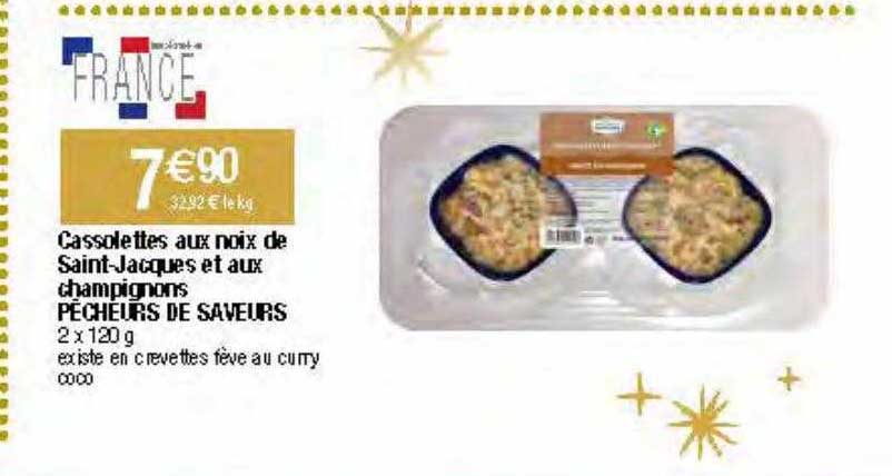 cassolettes aux noix de saint-jacques et aux champignons pêcheurs de saveurs