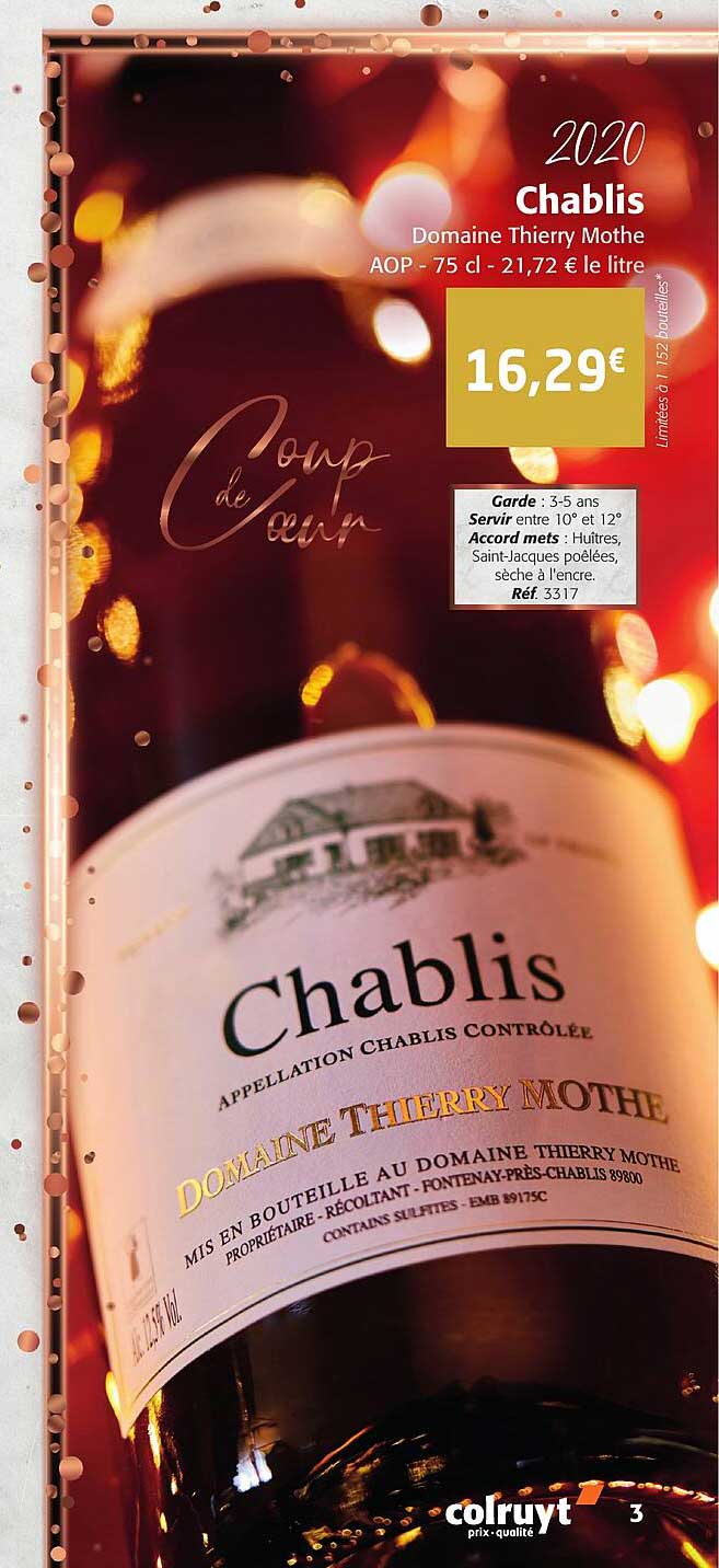 chablis domaines thierry mothe 2020