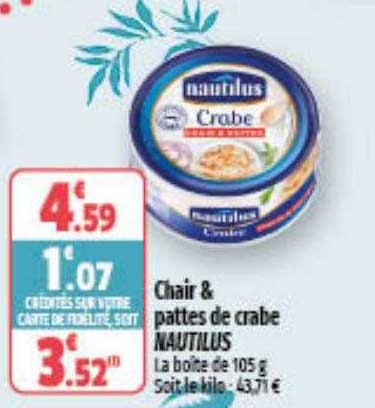 chair & pattes de crabe nautilus