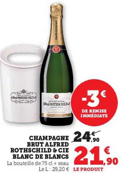 champagne brut alfred rothschild & cie blanc de blancs