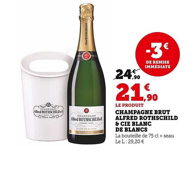 champagne brut alfred rothschild & cie blanc de blancs