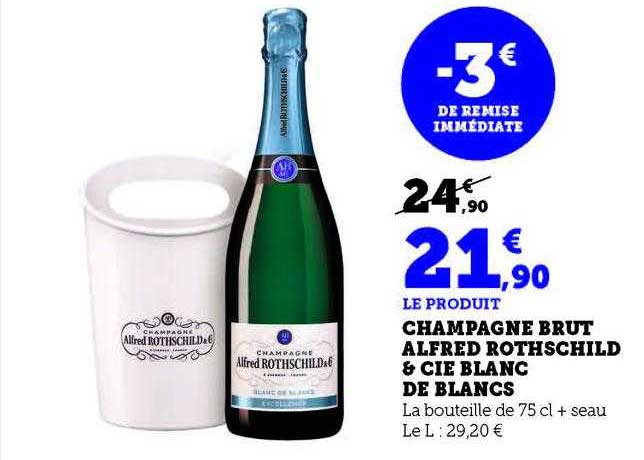 champagne brut alfred rothschild & cie blanc de blancs